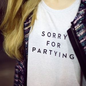 Sorry for Partying